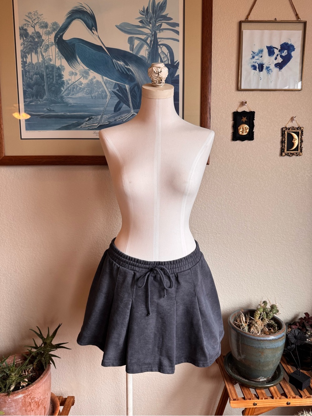 Daily Practice by Anthropologie Pull-On Washed Mini Skirt